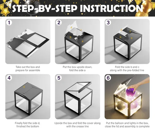 Miniatura 7 de Decoraciones de graduación 2026: 86 piezas de suministros de decoración para fiesta de graduación, incluye cuerdas de luz LED, cajas de bloque