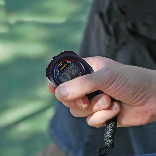 Miniatura 4 de Temporizador de partidos multifunción cronómetro electrónico para juegos deportivos, temporizador de entrenamiento ligero con pantalla LCD