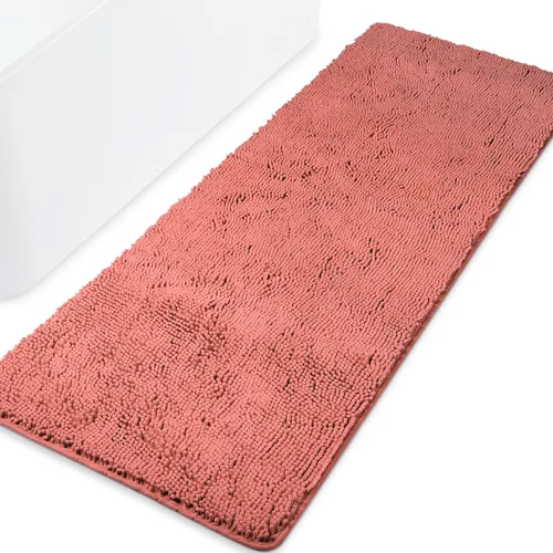 Miniatura 29 de Yeaban Alfombras pequeñas de baño de felpilla de 12 x 12 pulgadas, absorbentes y lavables, antideslizantes, de felpa y suaves para baño, ducha