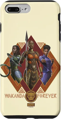 Miniatura 12 de iPhone 16 Marvel Black Panther: Wakanda Forever Hero Warrior Trio Case