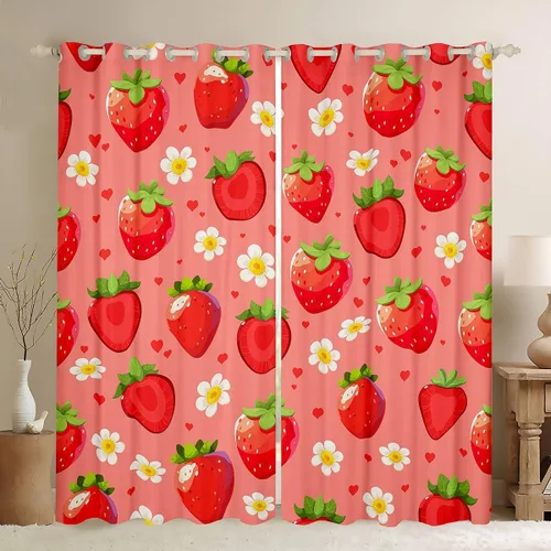 Miniatura 39 de Feelyou Cortinas opacas con estampado de leopardo para dormitorio, sala de estar, safari, cortinas de oscurecimiento de habitación con purpurina