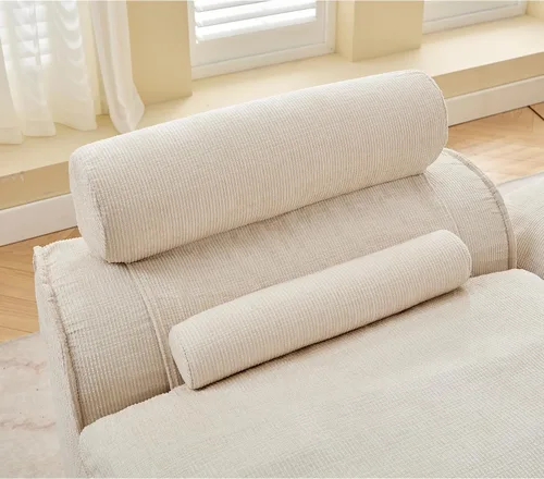 Miniatura 7 de Sofá sin huesos, sofá de burbujas de gran tamaño, acogedor sofá cama de felpilla para sala, diseño modular de bricolaje, sin reposabrazos, espuma