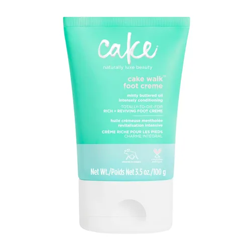 Cake Beauty Walk Triplemint Crema para pies, 3.5 onzas líquidas