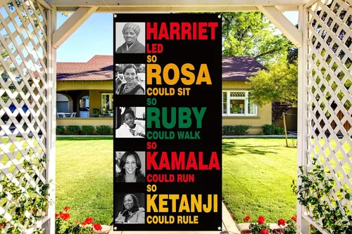 Miniatura 6 de Vohado Juneteenth - Cubierta de puerta del mes de la historia negra, decoración del patrimonio del orgullo negro, para la escuela, el aula, pancarta