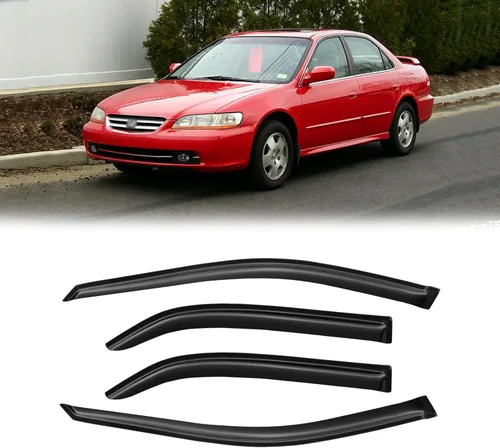 Miniatura 71 de Visera de ventana para Honda Civic 2022-2025, protectores de lluvia de canal exterior, escudos, deflector de ventilación, sombra, viento, humo