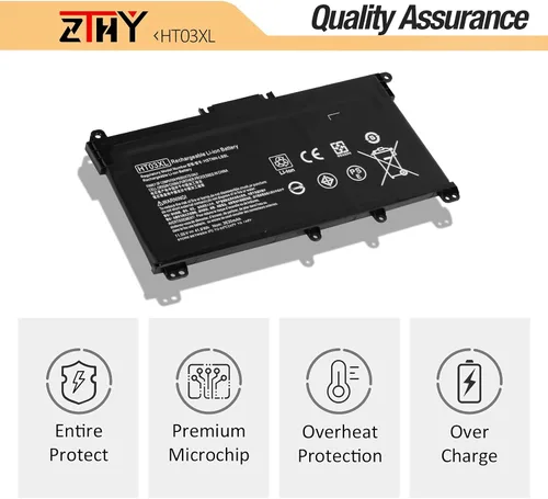 Miniatura 5 de HT03XL - Batería de repuesto para HP Pavilion 15-CS 15-CW 15-CU 15-DA 15-DB 15-DW 15-DY 15T-DA 15T-DB 15T-DQ 15-cu1xxx 15-cw1xxx 15-DA0XXX 15-db1xxx