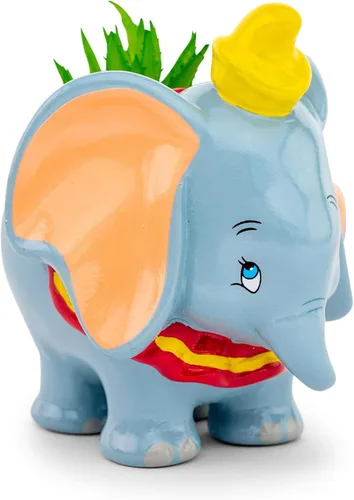 Miniatura 17 de Silver Buffalo Disney Beauty and The Beast Chip - Mini maceta de cerámica de 3 pulgadas con suculentas artificiales, maceta pequeña, plantas