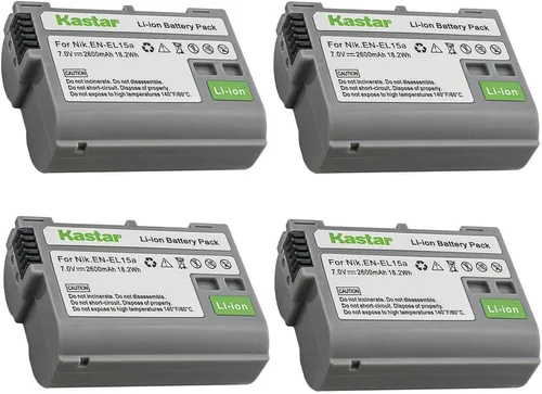 Miniatura 7 de Kastar Paquete de 1 batería de repuesto EN-EL15b / EL15a para Nikon D7000, D7100, D7200, D7500, Z 6, Z6, Z 7, Z7, Z 7 Q3, Z7Q3, 1 V1, D500, D600