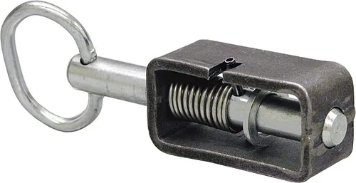 Buyers Products B2598LP Soldadura - Conjunto de cerrojo con resorte de 5/8" con tubo liso y émbolo extendido de 1.31", pasador tratado térmicamente,