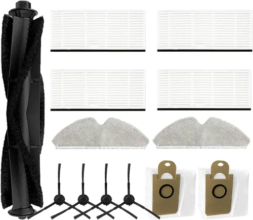 Accesorios de repuesto para Proscenic M7 Pro/Uoni V980 PLUS/Kyvol Cybovac S31 Robot Aspirador Filtros Almohadillas de fregona Bolsas de polvo Piezas