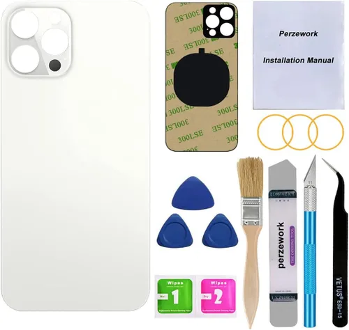 Miniatura 9 de Reemplazo de cristal trasero OEM para iPhone 12 Pro 6.1 pulgadas con kit de herramientas de reparación (dorado)