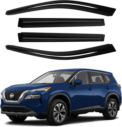Miniatura 45 de Canvcle RAV4 Rain Guards - Window Visors for Toyota RAV4 2006-2012, Outside-Mount Tape-On Side Window Wind Deflectors for RAV4 Accessories, Vent