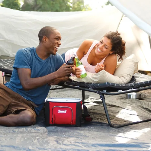 Miniatura 2 de Coleman ComfortSmart - Catre Grande y Alto con Almohadilla de Colchón, Cama de Campamento de Acero Plegable con Almohadilla Suave para Dormir