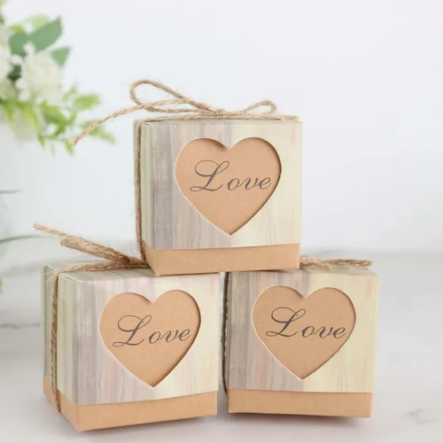 Miniatura 12 de Efavormart - 25 cajas de dulces con estampado de encaje con estampado de mariposa plateada, elegantes cajas de regalo con forma de mariposa