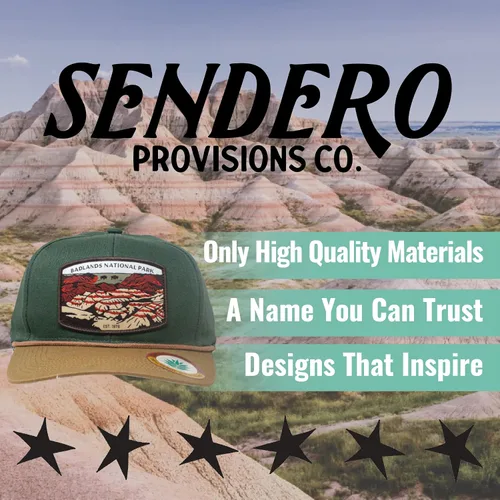 Miniatura 3 de Sendero Provisions Co. National Park - Sombrero de cuerda trenzada Snapback Collection