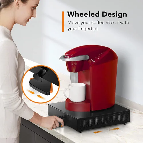 Miniatura 7 de SICHEER Cajon Organizador de Almacenamiento para Tazas K Fabricante de Cajones Deslizante Soporte para Tazas K Organizador de Cápsulas de Café