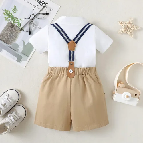 Miniatura 4 de PURSKYY Ropa de vestir para bebé, caballero para niño, traje de boda para invierno, conjunto de ropa de bautizo de otoño