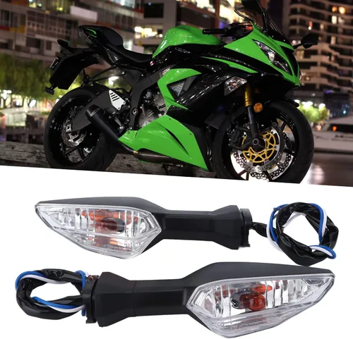 Miniatura 3 de Lámpara de giro para motocicleta, 12 V, indicador de giro de motocicleta, luz amarilla de repuesto para 250 300 400 650 1000 2018?2020 12V