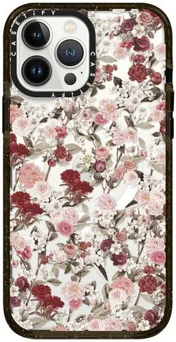 Miniatura 431 de Funda Impact de CASETiFY para iPhone 13 Pro Max con Magsafe - Estuche Claro Cuento de Invierno - Claro Negro Estuche transparente Winter Tale