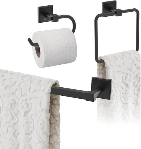 Miniatura 4 de Amerock Níquel cepillado Appoint 5 piezas Juego de accesorios de baño