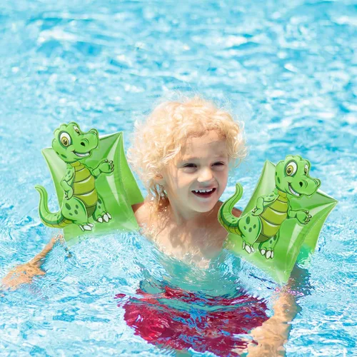 Miniatura 2 de Skylety 8 flotadores inflables de natación para niños, mangas flotantes, anillos flotantes para brazos de natación para niños y niñas