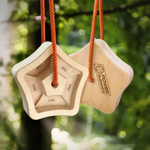 Miniatura 8 de POWER GUIDANCE Tablero de escalada para el dedo para fortalecer el agarre de escalada hecho de madera para interiores y exteriores