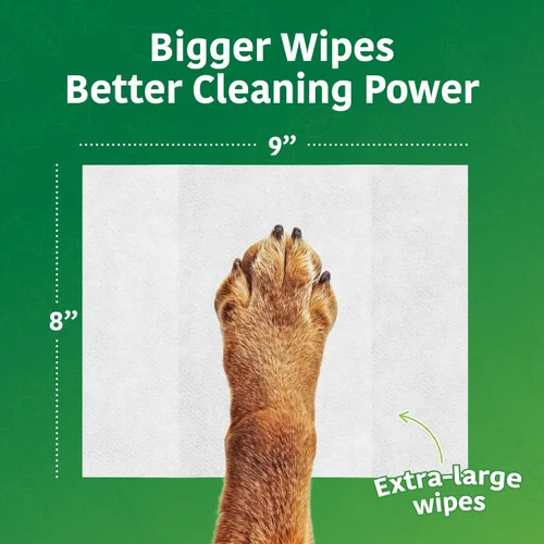 Miniatura 4 de Inspire Naturals Toallitas para mascotas para perros y gatos 100% naturales a base de plantas con antioxidantes orgánicos, desodorizante de limpieza