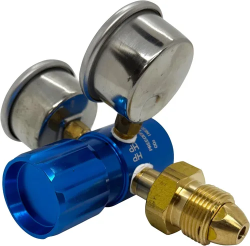 Miniatura 4 de Regulador de nitrógeno de aluminio compacto de alto rendimiento 0-400PSI