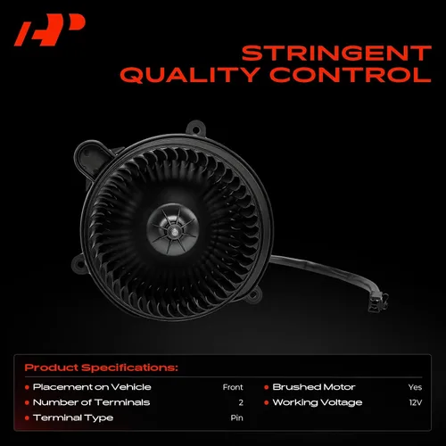 Miniatura 3 de A-Premium Motor de soplador de calefactor delantero HVAC compatible con Jeep WK Grand Cherokee 2005-2010, XK Commander 2006-2010