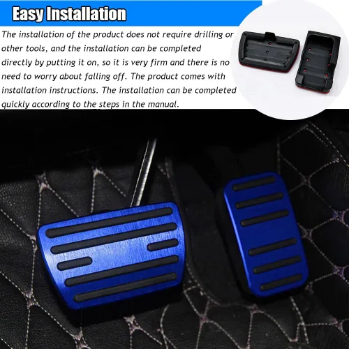 Miniatura 4 de Accesorios interiores personalizados para Honda 10th Civic 2016-2021 11th Civic 2022 2023, cubiertas de pedal de acelerador de gas de aleación
