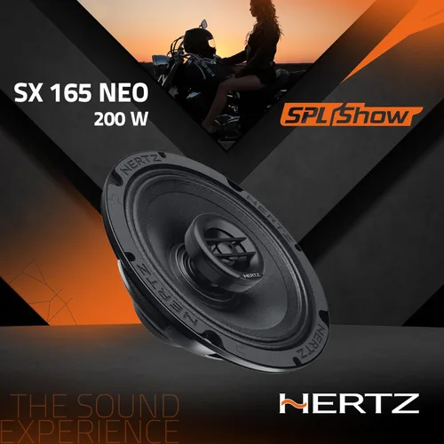 Miniatura 3 de HERTZ SPL Show Series SX-165-NEO 6.5" Altavoces coaxiales SPL bidireccionales con imanes Neo e impermeabilización UV