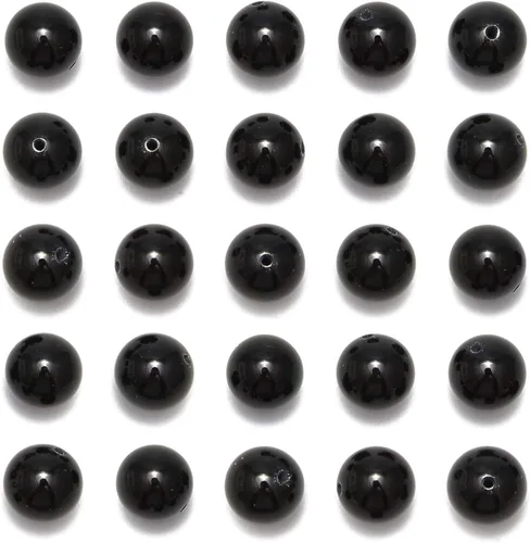 Miniatura 52 de NCB - 200 cuentas sueltas de turquesa africana de 0.15 pulgadas (4 mm) para joyería, cuentas semipreciosas naturales redondas y suaves con espaciador