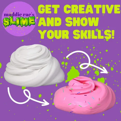Miniatura 6 de Maddie Rae's Slime Clay White - Complemento de espuma suave no tóxica para textura cremosa de mantequilla, suministros de bricolaje, arcilla