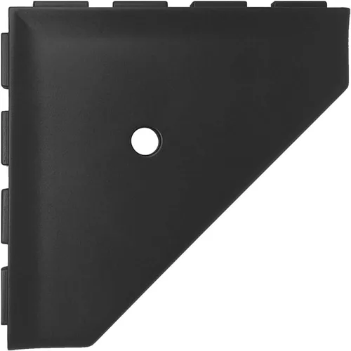 Questech Decor - Estante esquinero de ducha, con tapa para una nueva construcción, estante esquinero de ducha para paredes de azulejos, organizador