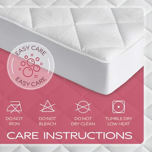 Miniatura 7 de MAXI Protector de colchón de tamaño individual – Lujoso protector de colchón de satén de algodón – Funda de colchón suave, cómoda y transpirable