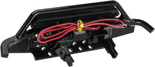 Miniatura 3 de INJORA Parachoques delantero de aluminio CNC para 1/18 RC Crawler TRX4M Bronco Upgrade (4M-43)