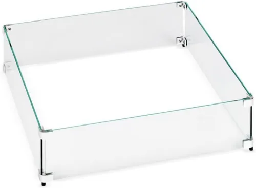 Miniatura 14 de American Fireglass Protector de llama de vidrio templado para sartenes rectangulares de 18 x 6 pulgadas Protector contra viento para exteriores