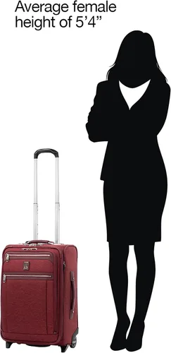 Miniatura 9 de Travelpro Platinum Elite - Rollaboard extensible de 22 pulgadas, Bordeaux, Platinum Elite Softside - Equipaje vertical expandible
