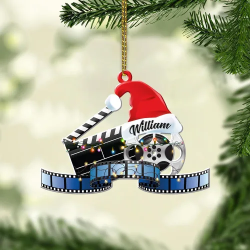 Miniatura 9 de Personalized Name Filmmaking Christmas Ornament Film Clapboard Ornament Director Clapboard Christmas Ornament Movie Clapperboard Theater Ornament 156