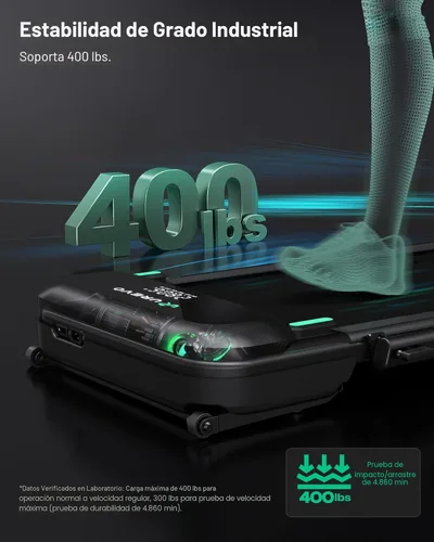 Miniatura 9 de UREVO Auto Incline Walking Pad with AI App, Adjustable Handlebar & Multifunctional Desk, 9% Power Incline Brushless Quiet Motorized Treadmill for