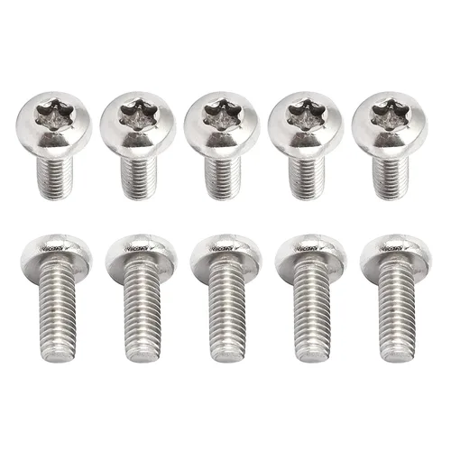 Miniatura 8 de DTGN Tornillos Torx de cabeza plana M1.0.236x0.118 in (DXL), paquete de 20, buenos para maquinaria, sujetadores de seguridad Torx de acero