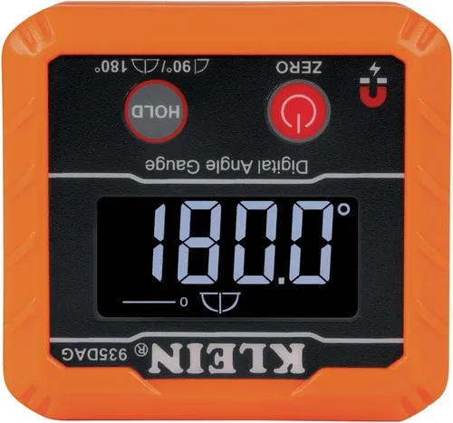 Miniatura 16 de Klein Tools 80035 Kit de herramientas de nivel, electrónico digital de nivel y ángulo con correas de plomero, ángulos de medición, base magnética, 2