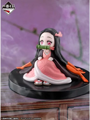 Miniatura 2 de BANDAI Figura de Ichibansho – Demon Slayer: Kimetsu no Yaiba – Became Smaller Nezuko Kamado (Shake The Sword Burn Your Heart), figura coleccionable