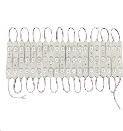 Miniatura 8 de Erudite 20 luces de repuesto para inflables DC12V luces LED inflables blancas con 3 LED autoadhesivos, inflables de vacaciones en el patio