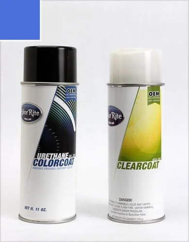 Pintura de retoque automotriz en aerosol para Mazda Miata - Mariner Blue DU - Color+Paquete Clearcoat DU (1990-1993) Azul marino