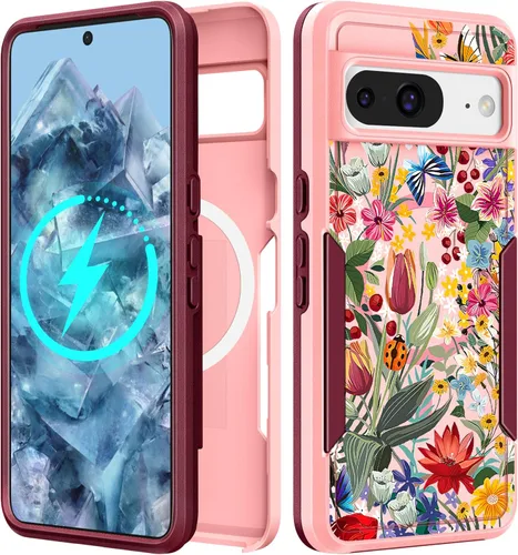 Miniatura 213 de Funda para Moto G 5G 2024 – Compatible con MagSafe para mujeres y niñas, bonita funda protectora magnética para teléfono, diseño femenino Kawaii