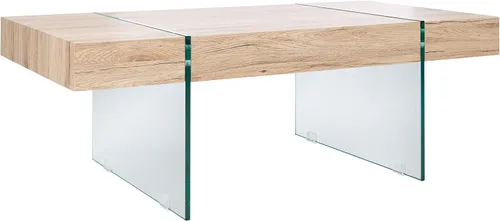 Miniatura 8 de Safavieh Página de inicio Jacob Mesa de centro con patas de vidrio y blanco Blanco/Vidrio