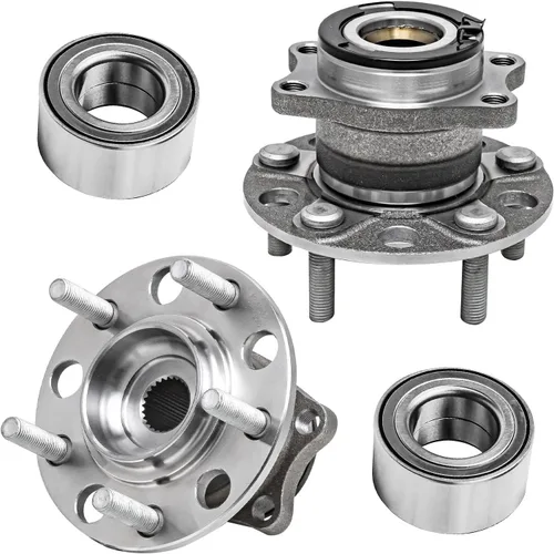 Miniatura 128 de Detroit Axle - Kit de nudillos de dirección delantera izquierda para Ford Edge Lincoln MKX 07-10, cojinete de rueda del lado del conductor, nudillo