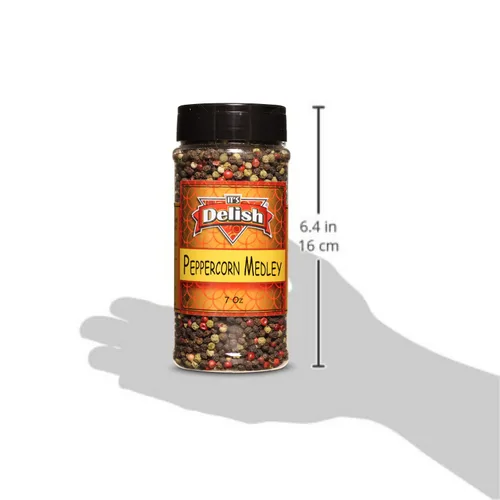 Miniatura 7 de Mezcla de pimienta entera de Its Delish, tarro mediano de 7 onzas