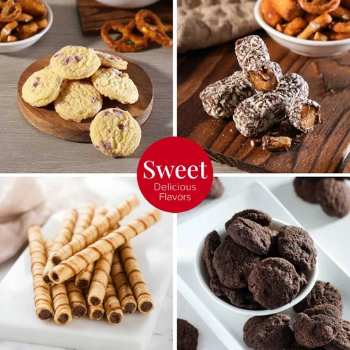 Miniatura 2 de Broadway Basketeers Cesta de regalo gourmet con chocolates y aperitivos, para todas las ocasiones